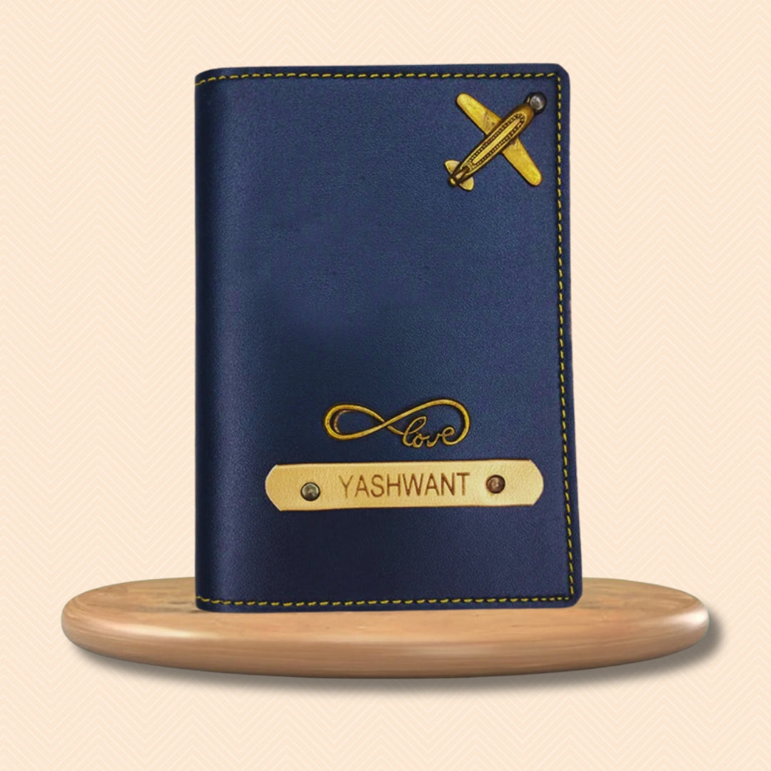 Personalized Passport Cover Combo for Couple