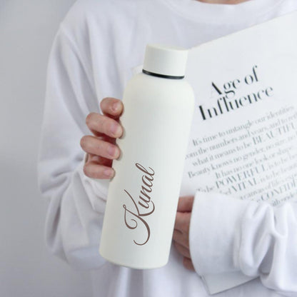 Stainless steel double walled temperature water bottle (500 ml)