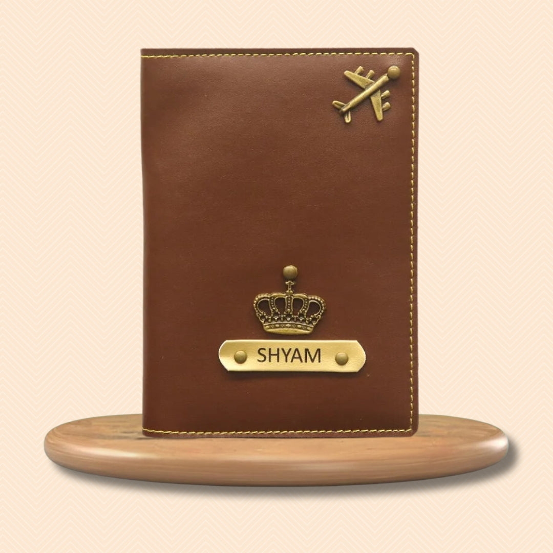 Personalized Passport Cover Combo for Couple