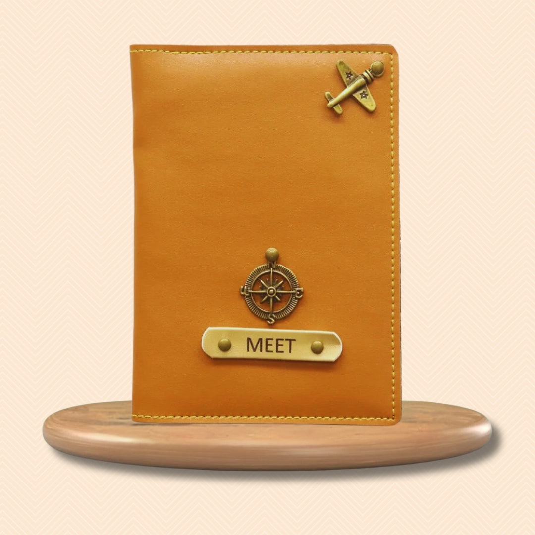 Personalized Passport Cover Combo for Couple