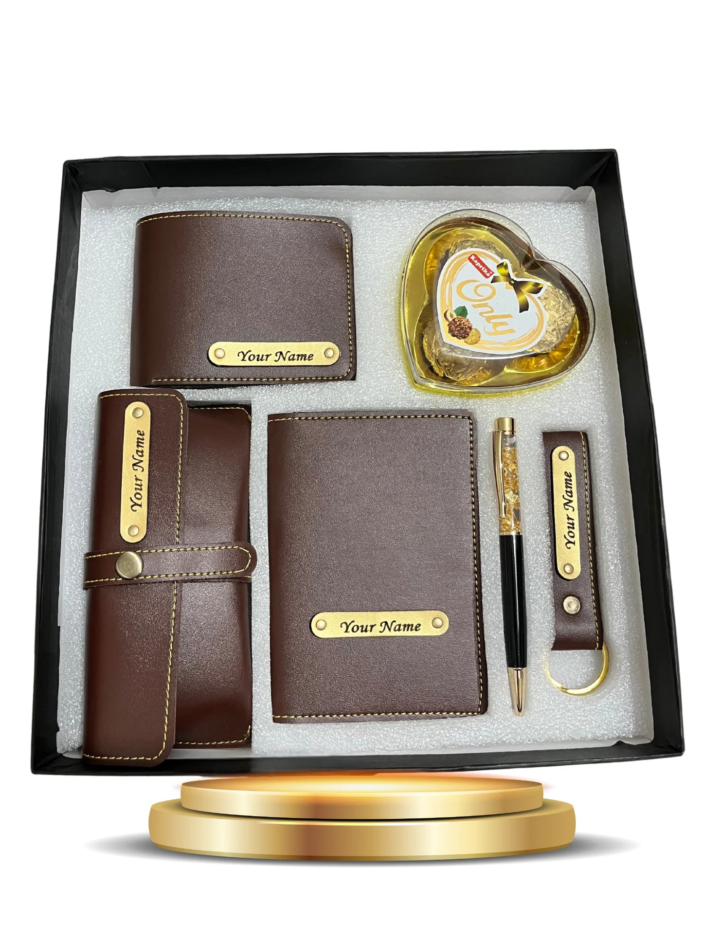 Premium Men's Gift Hamper – 6 in 1 Personalized Signature Collection
