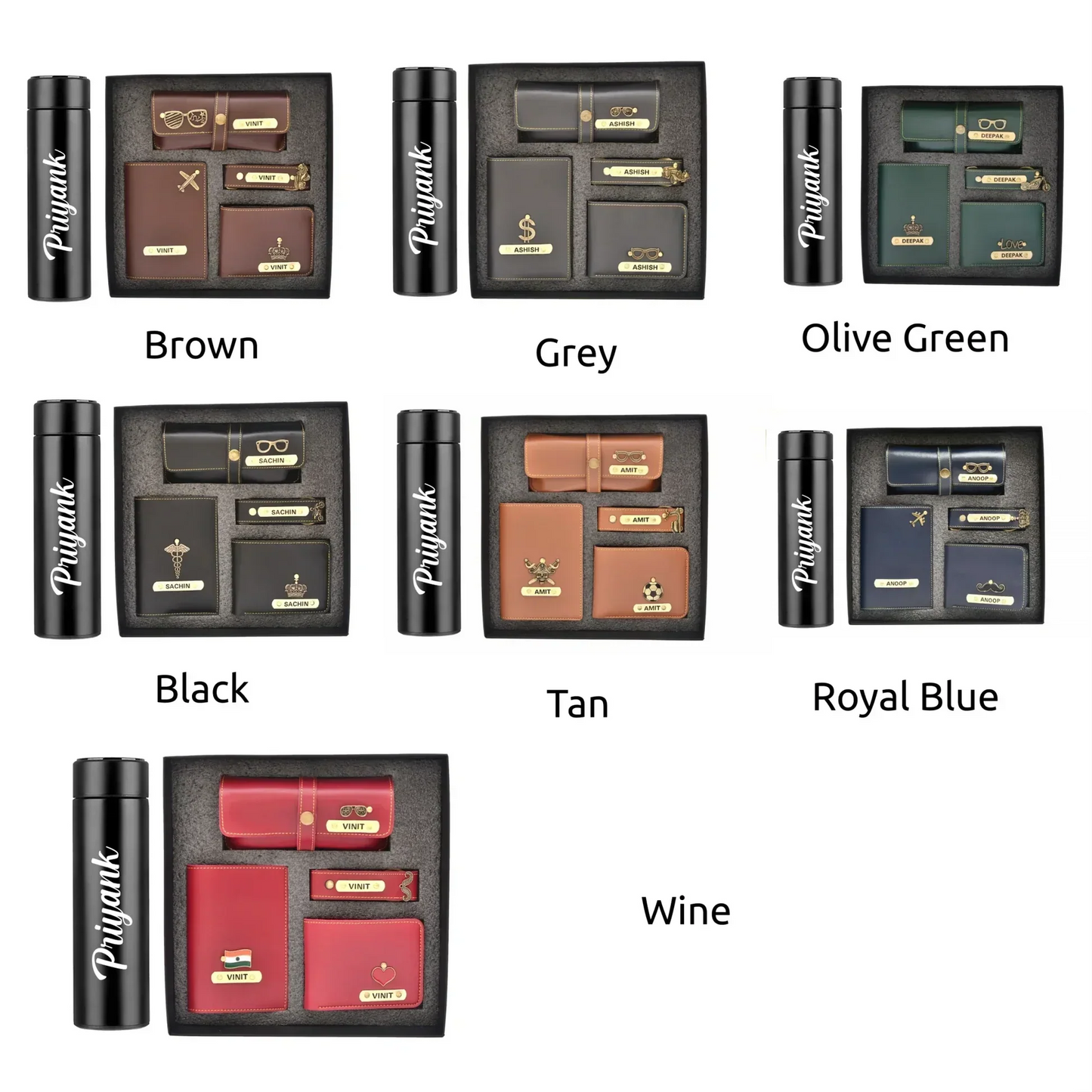 Personalised Bottle & All in One Men's Combo (5 pcs) (Mega Combo)